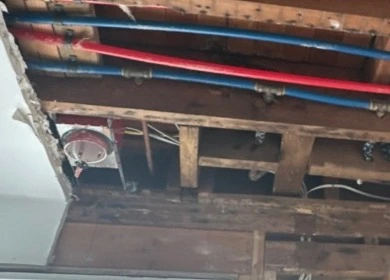 Safe removal of contaminated materials