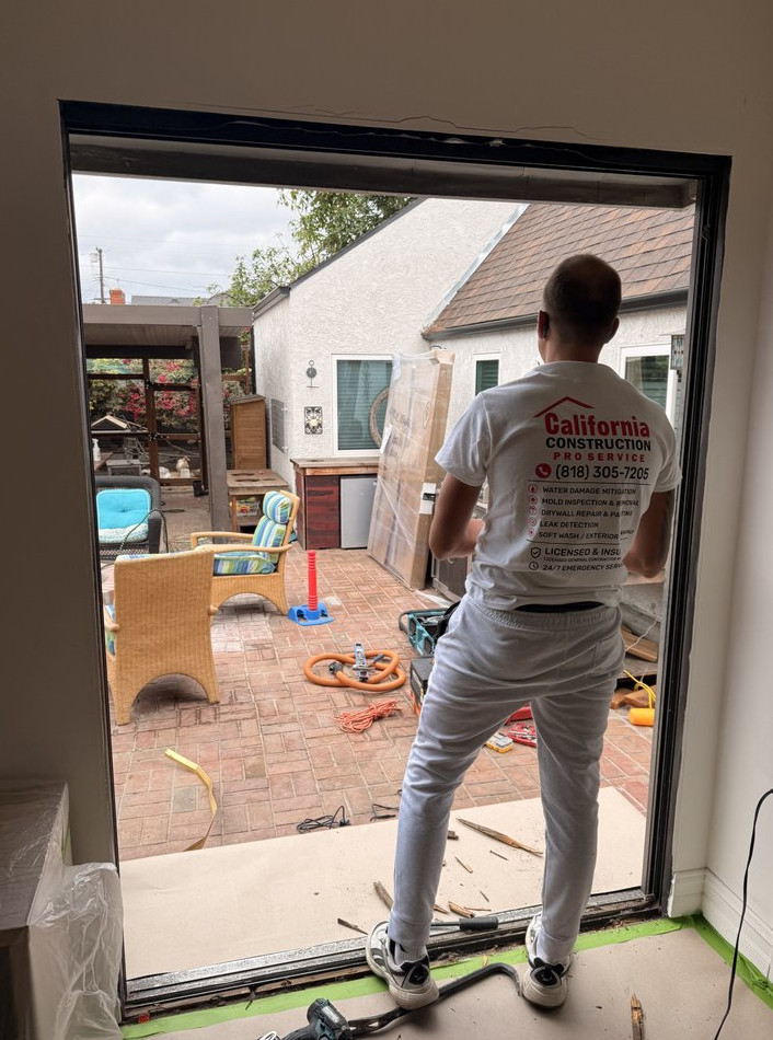 french Door Installation Replacing Sliding Glass Door - фото - 8