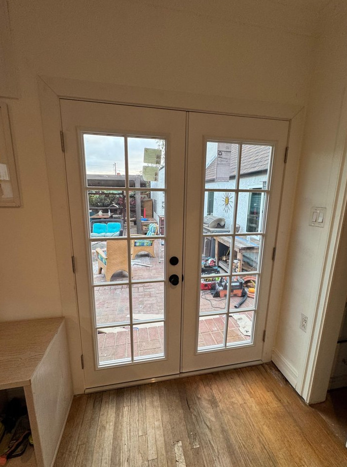 french Door Installation Replacing Sliding Glass Door - фото - 4