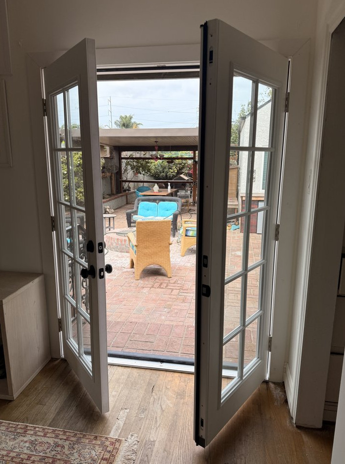 french Door Installation Replacing Sliding Glass Door - фото - 2