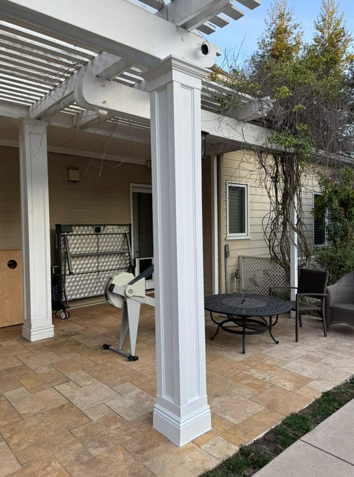 replacing a wooden column - фото - 1